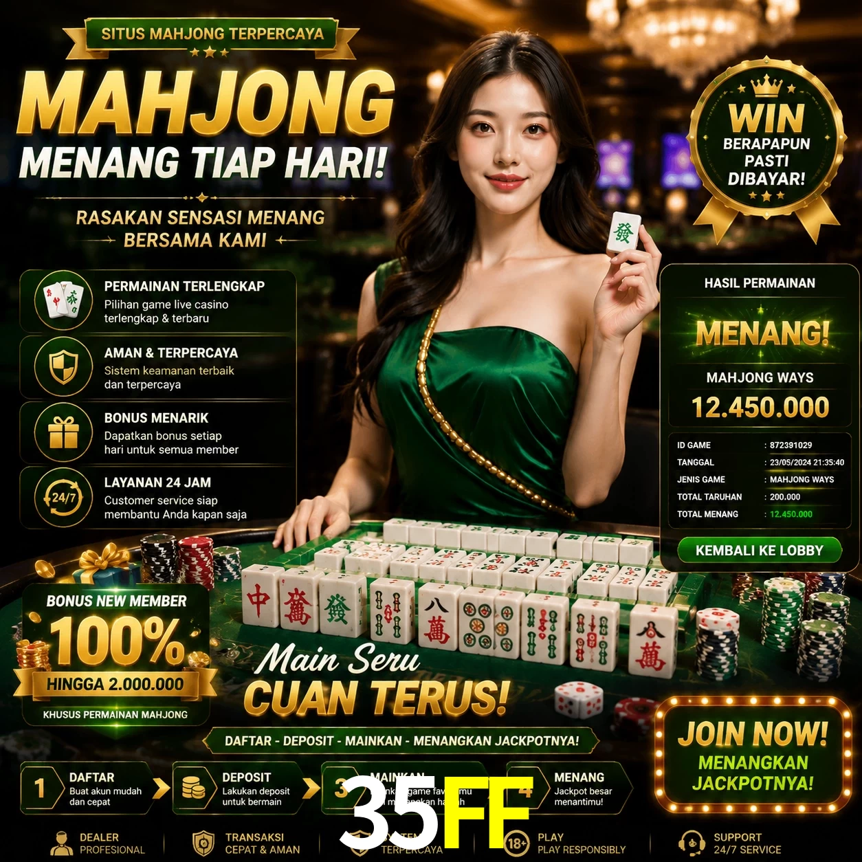 Cashback VIP 35FF - reembolso semanal